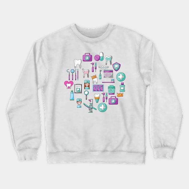 dentist Crewneck Sweatshirt by Mdath